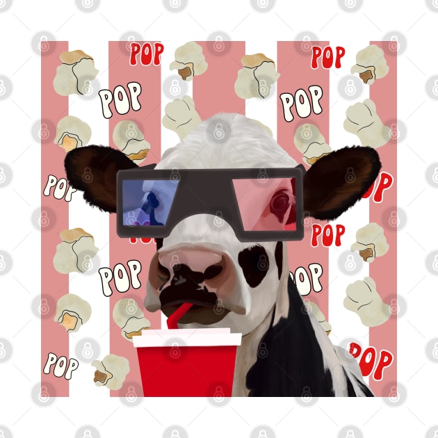 Funny Cow Moovie Time! by Suneldesigns