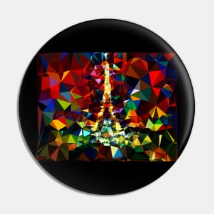 Eiffel tower modern abstract Pin