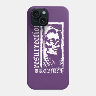 Skull Woman (white print) Phone Case