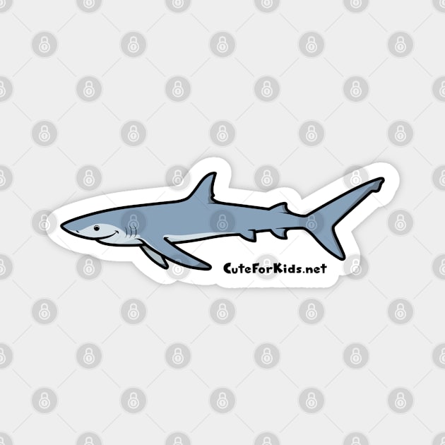 CuteForKids - Blue Shark - Branded Magnet by VirtualSG