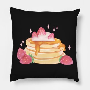 Delicious strawberry pancakes Pillow