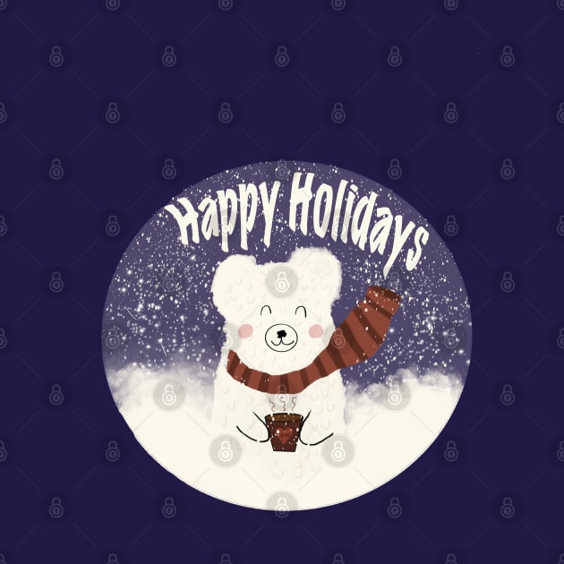 Happy Holidays Bear by artoftilly