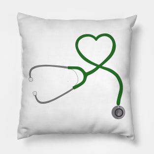 Stethoscope Heart Pillow