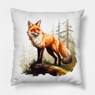 Forest Foxes Pillow