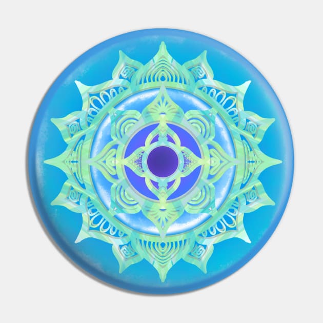 AQUA LOTUS SKY MANDALA, FLOWER LEAF MANDALA, TURQUOISE LOVERS MANDALA Pin by danitacreate