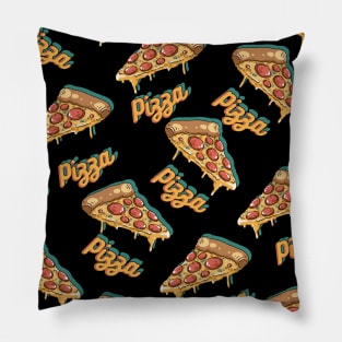 Tasty pizza slyce pattern Pillow