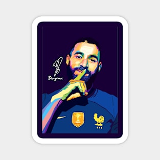 Benzema Wpap Art Magnet