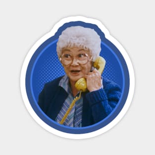 Estelle Getty On Phone Magnet