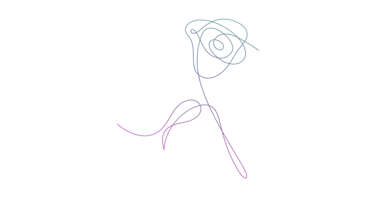 Love yourself rose Bts TShirt TeePublic
