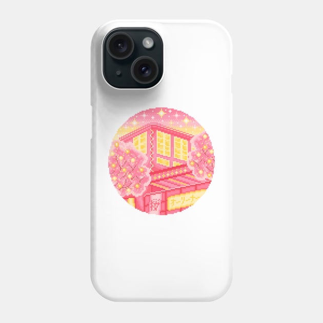 Japanese School Pixel Art Phone Case by AlleenasPixels