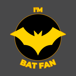 Bat Fan (Black and Gold) T-Shirt