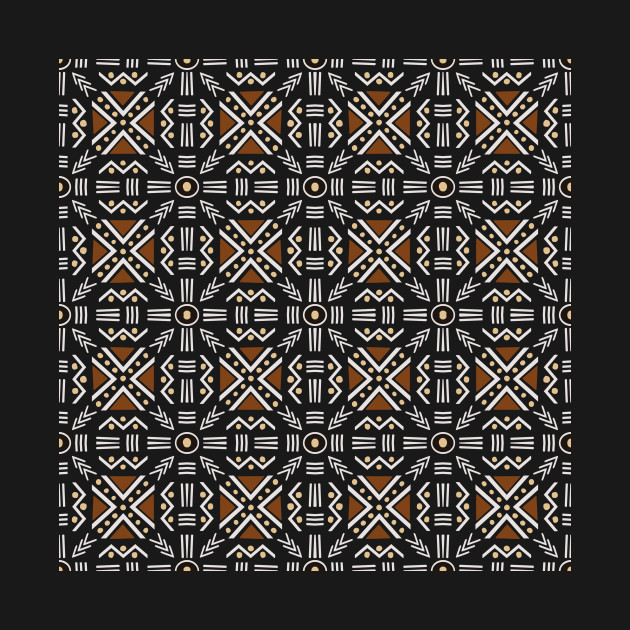 African tribal mudcloth pattern by PaepaeEthnicDesign