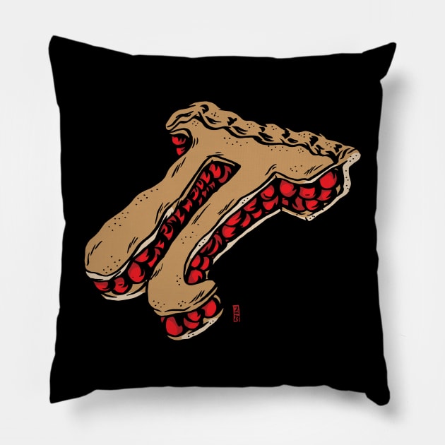 Pi On My Shirt Pillow by Thomcat23