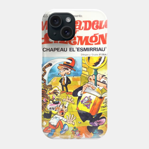 Mortadelo Phone Case by lesliefoster