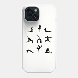 Yoga poses Phone Case