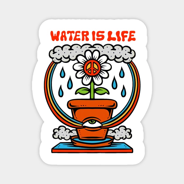 water is life Magnet by nova 77