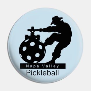 Napa Valley Pickleball (front only) Pin