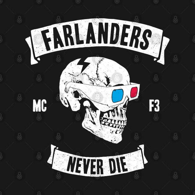 Farlander Biker Club (Front Print) by Far Lands or Bust