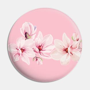 Pink Magnolia Blossom Pin