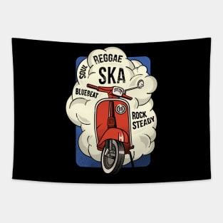 ska reggae rocksteady and scooter for all rudeboys and scooterboys Tapestry