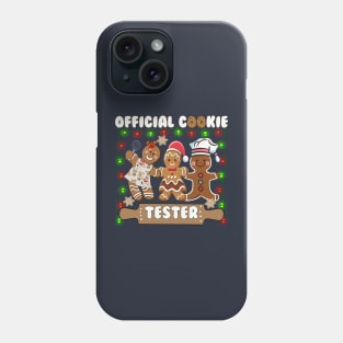Cute Gingerbread Cookie Tester Christmas Phone Case