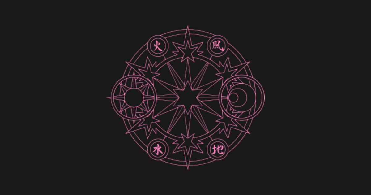 Cardcaptor Sakura Clear Card Release Magic Circle in pink - Cardcaptor
