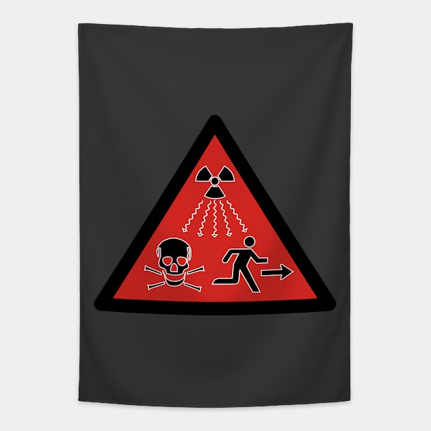 Radiation Warning! Tapestry by LordNeckbeard