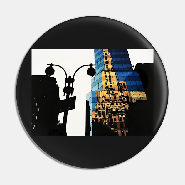 Reflections, New York Pin by rozmcq