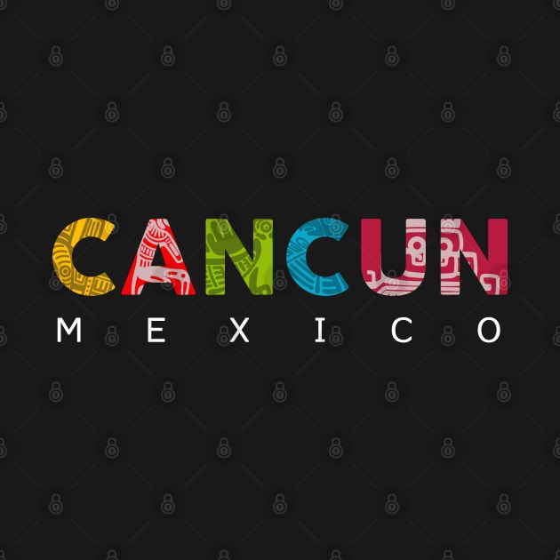 Cancun Mexico by Jamrock Designs