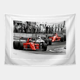 Alain Prost. ferrari 1990 Tapestry