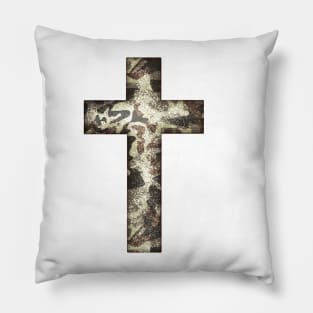 Christian Faith Cross Pillow