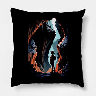 Spelunking Adventures Pillow