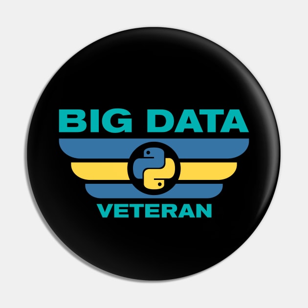 Big Data Pin by Peachy T-Shirts