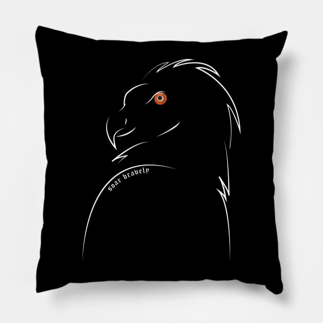Soar Bravely Pillow by jhive