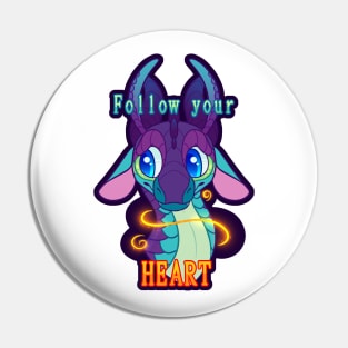 Motivational Blue (Wings of Fire) Pin