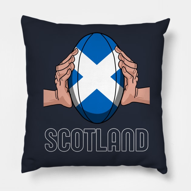 Scotland Rugby - Six Nations Pillow by Ashley-Bee