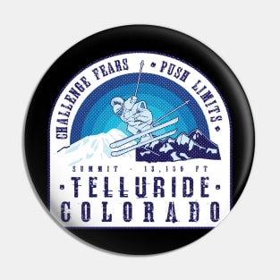 Ski Telluride Colorado Pin