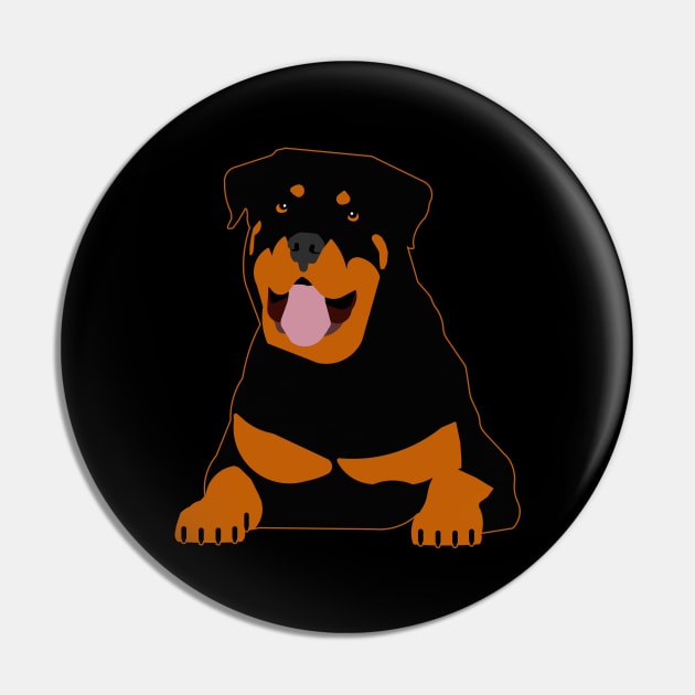 Rottie Pin by SiSuSiSu