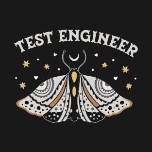 Test Engineer - Boho Butterfly Design T-Shirt