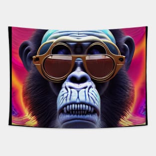 PSYCHEDELIC MONKEY APE Tapestry