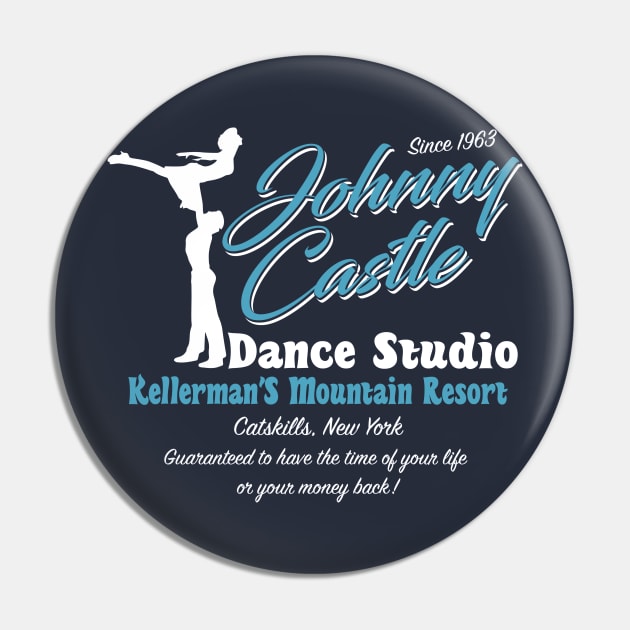 Dirty Dancing Johnny Castle Dance Studio Pin by Alema Art
