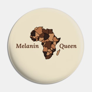 Melanin Queen African Pride Pin