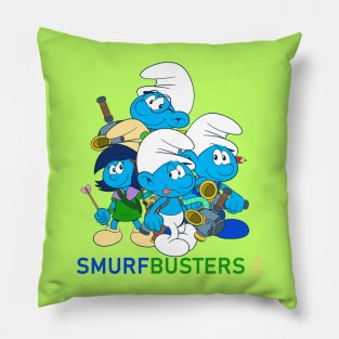 Smurfbusters 2 Pillow