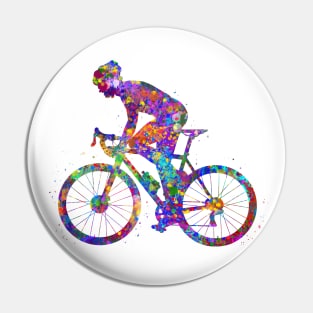 Road biker Pin