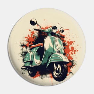 Scooter Rider Urban Racer Pin