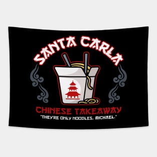 Santa Carla Chinese Takeaway Tapestry