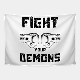 Fight Your Demons Spiritual Warfare Tapestry