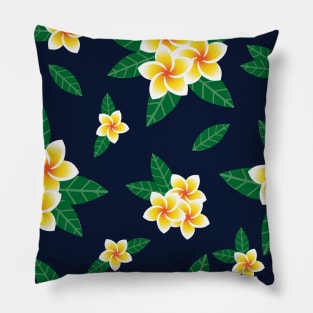 Colorful Flower Leave Pattern Pillow