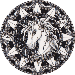 Unicorn Mandala Magnet