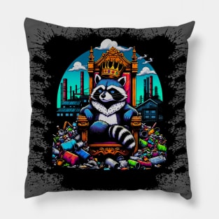 The Crowned Forager: Kingdom of the Cans Pillow